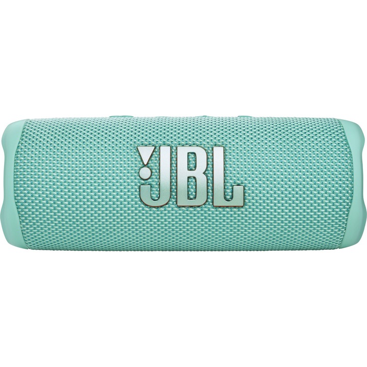 JBL Flip 6 hordozható hangszóró, Bluetooth, PartyBoost, IP67, USB C, 12 óra, Türkiz