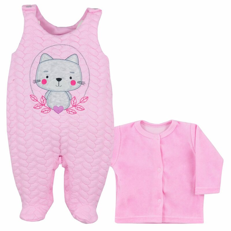 Compleu 2 piese pentru fete Koala Psotka 05-694, Roz 68 CM