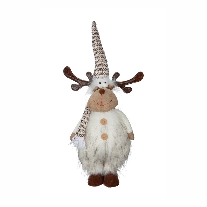 Decoratiune Ren material textil 48 cm