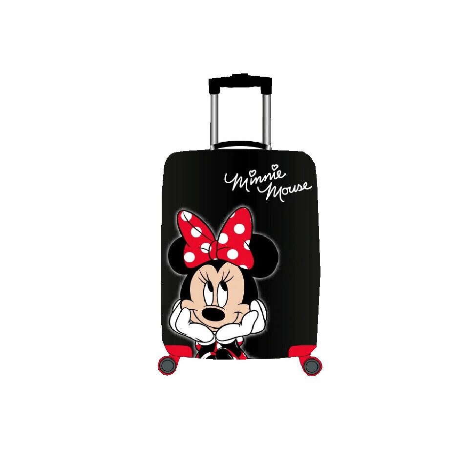 Troller pentru calatorii, Minnie Mouse, negru, 55 x 20 x 40 cm