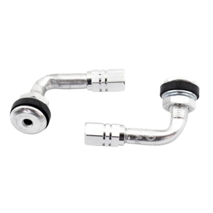 Adapter szelep gumiabroncsokhoz VICMA 952PL - 90 °- SILVER