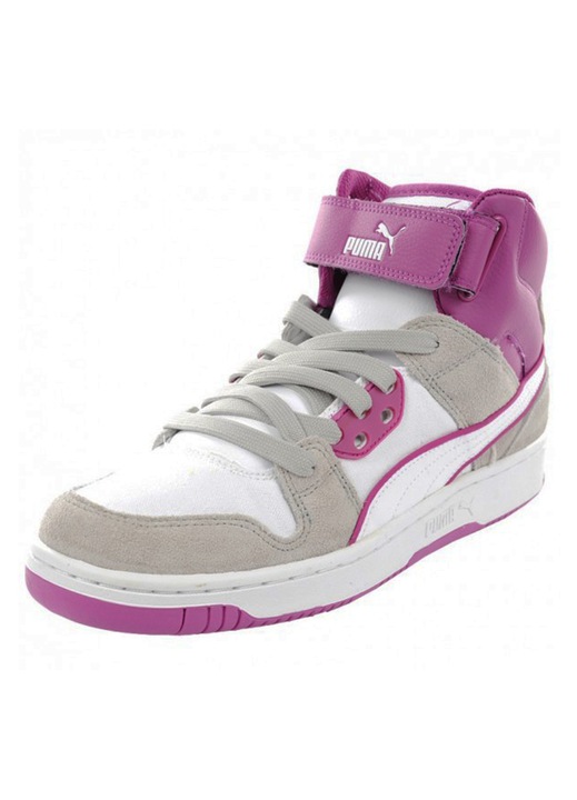 Pantofi de sport Puma Rebound Street CVS pentru damă, cu șireturi și velcro, piele naturală/de piele de căprioară, Mov
