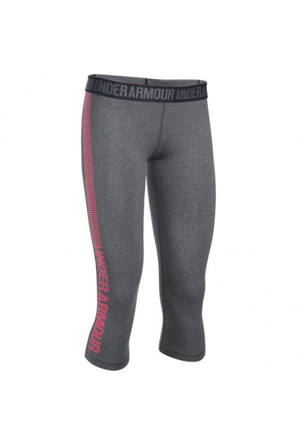 Jambiere trei sferturi Under Armour, Favorite Capri, Bumbac, Gri, XS