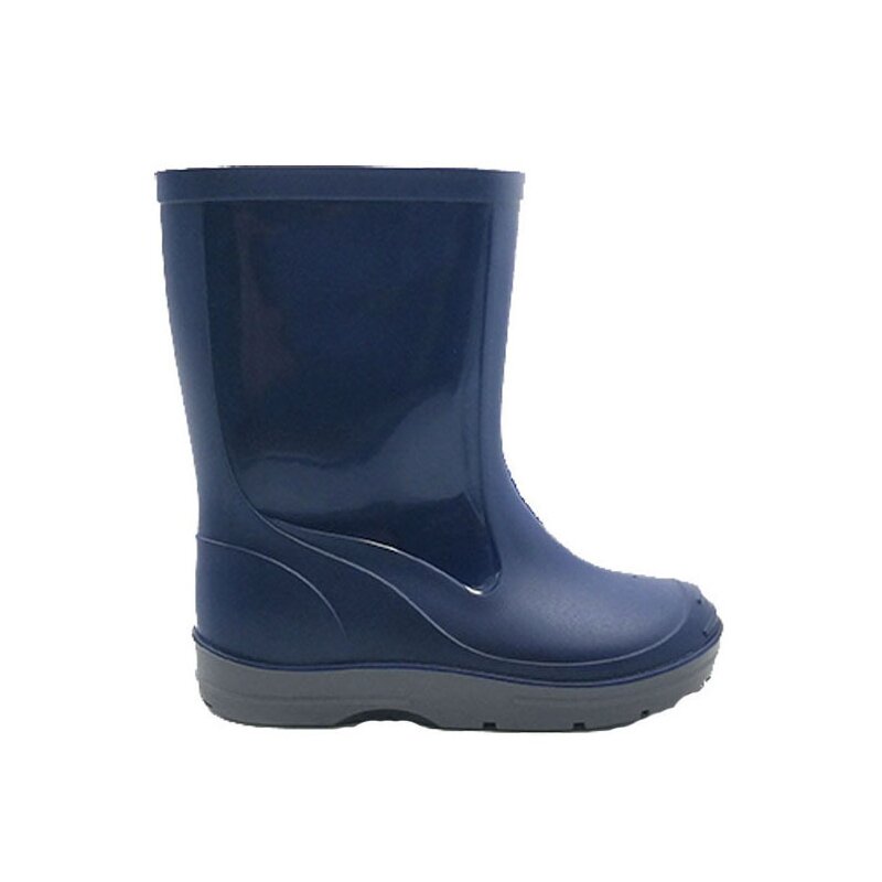 Cizme de cauciuc din PVC, fara inchidere, bluemarin