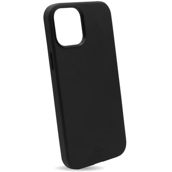 Husa de protectie Puro Sky pentru Phone 12/12 Pro, Piele ecologica, Negru Husa de protectie Puro Sky pentru Phone 12/12 Pro, Piele ecologica, Negru