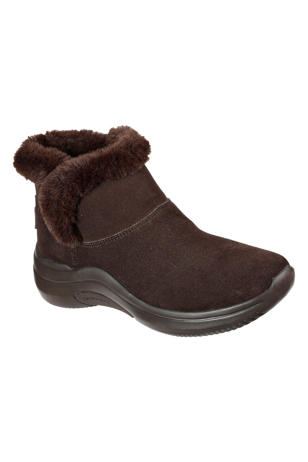 Cizme dama On The Go Midtown So Plush, Skechers, Cafeniu, 35 EU