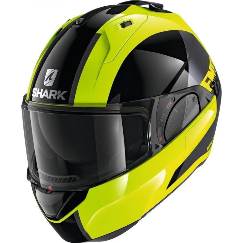 Casca Shark EVO-ES endless black/neon yellow M