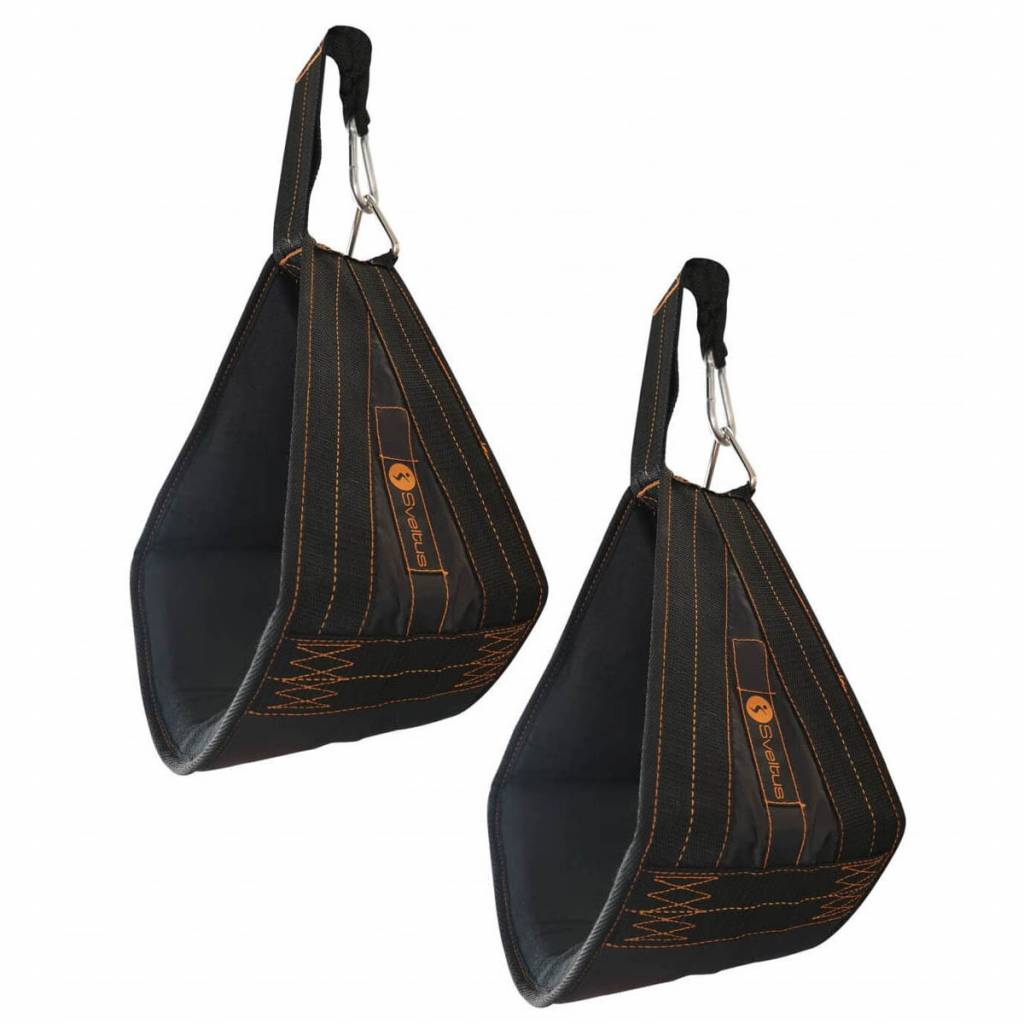 Set 2 curele pentru abdomene, Sveltul AB Sling, Nylon, Size: OSFA, Negru