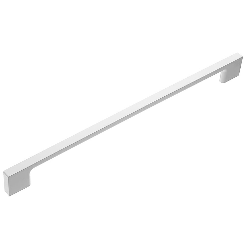 Maner pentru mobila Uzo, finisaj alb lucios, L352 mm
