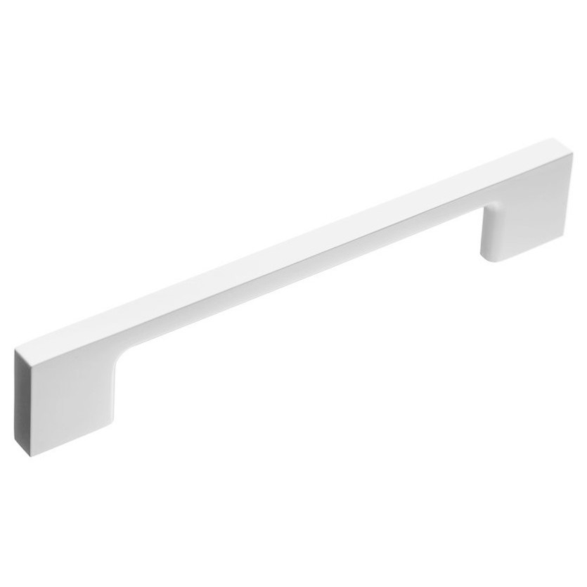 Maner pentru mobila Uzo, finisaj alb lucios, L160 mm