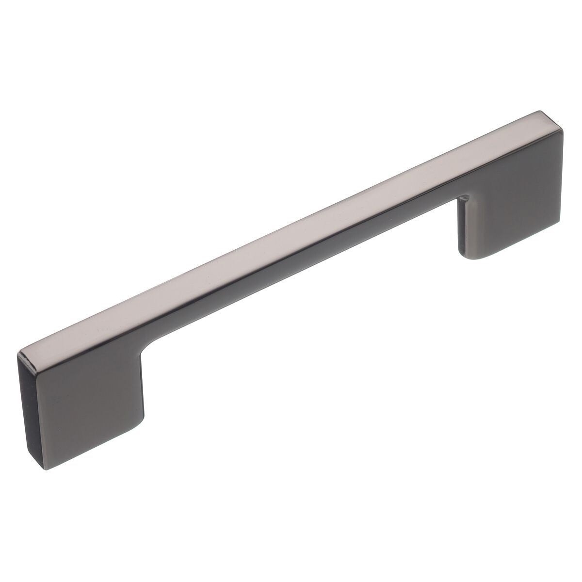 Maner pentru mobila Uzo, finisaj crom negru, L128 mm