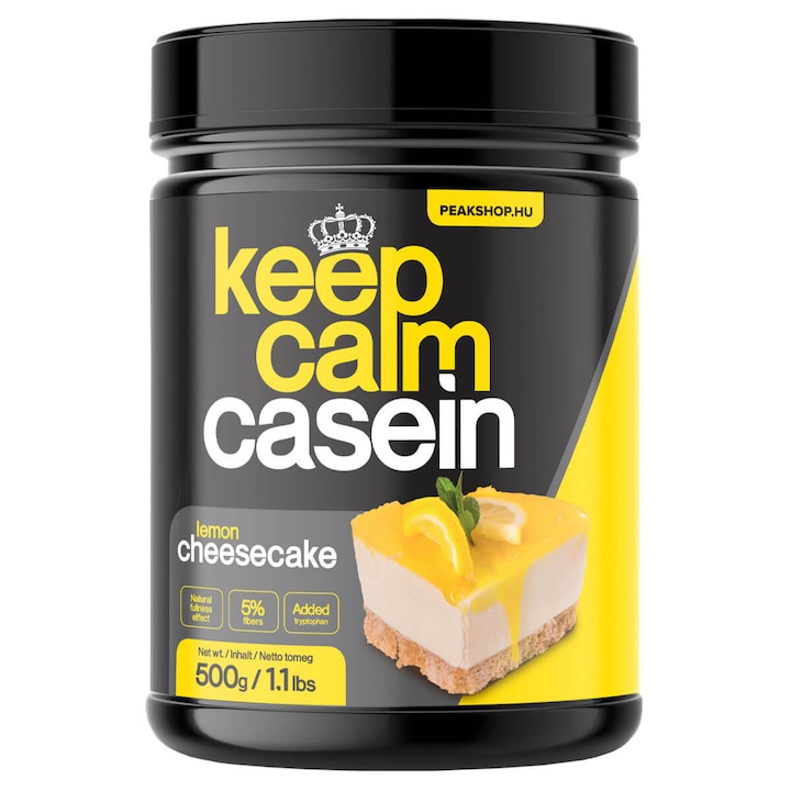 Peak Keep Calm Casein fehérjepor stresszoldókkal - citromos sajttorta (500g)