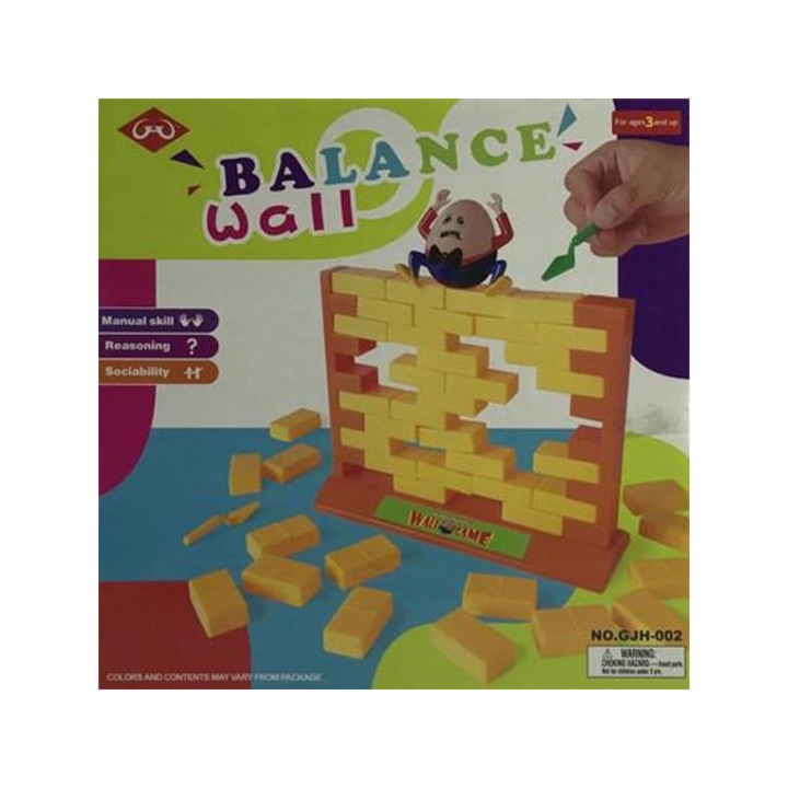 Téglafal ügyességi játék