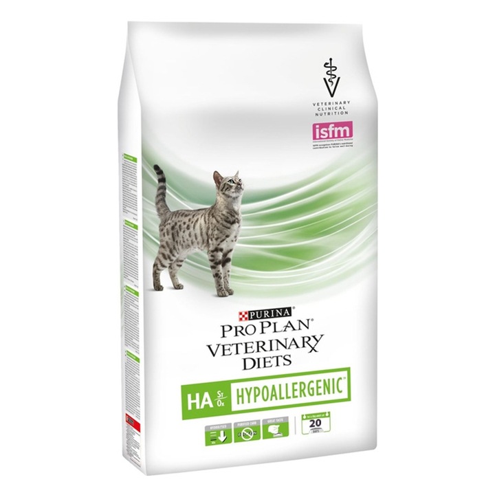Диетична храна за котки Purina Pro Plan, HA St/Ox Hypoallergenic, 1,3 кг