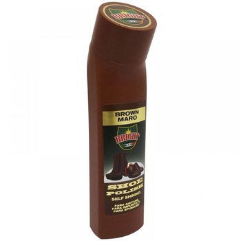 Crema de pantofi lichida Bright, maro, 75 ml Crema de pantofi lichida Bright, maro, 75 ml