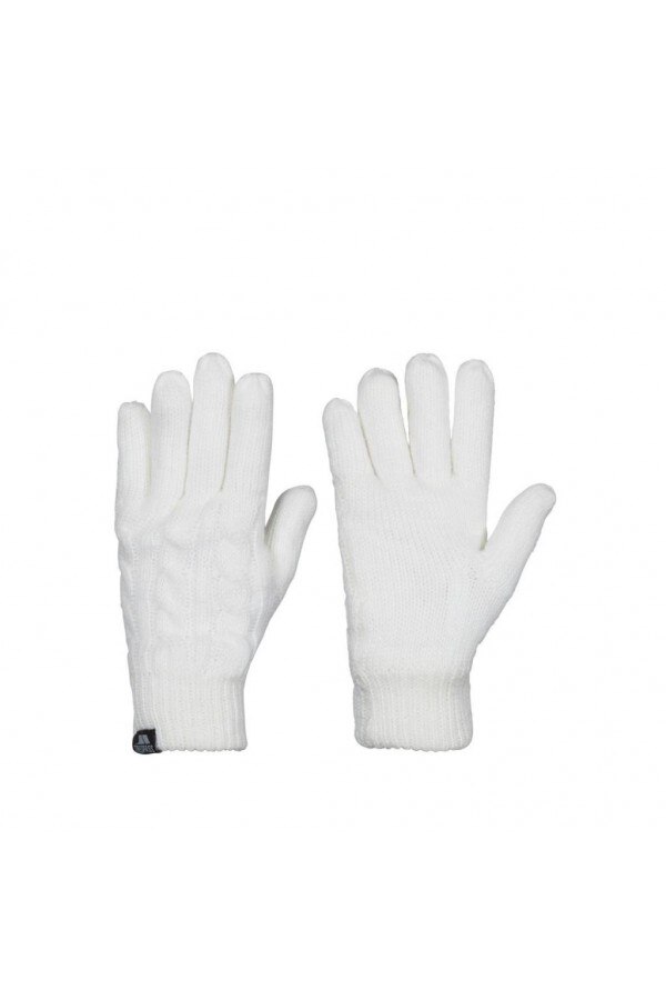 Manusi dama Trespass Sutella, Tricot, Alb, L/XL