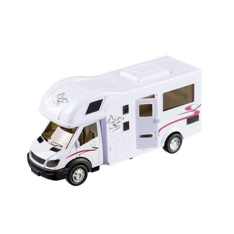 Masina tip autorulota, alba, 17 cm