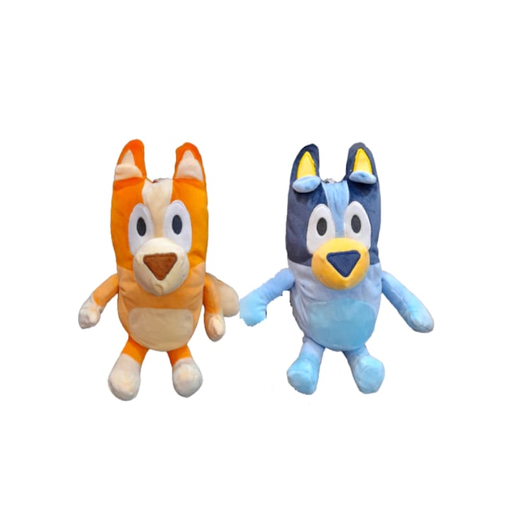 Plüss játékkészlet Bluey-val és Bingóval - 2 figura, 28 cm, többszínű, 3 év