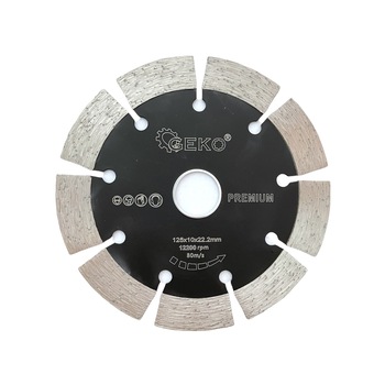 Disc taiere diamantat pentru taiat beton / piatra premium, 125 x 10 x 22.2 mm 12.000 rpm albastru TS-3015 Disc taiere diamantat pentru taiat beton / piatra premium, 125 x 10 x 22.2 mm 12.000 rpm albastru TS-3015