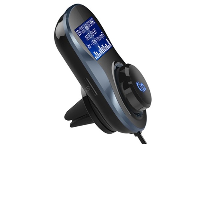 Modulator FM cu BLUETOOTH, Card Micro SD si 1 USB Quick Charge 3.0 si1 USB 2.4A