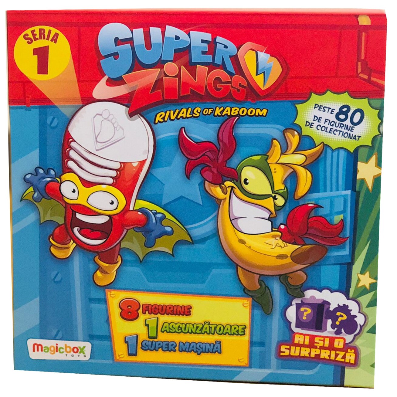 Set 11 figurine Superzings, Rivals of Kaboom