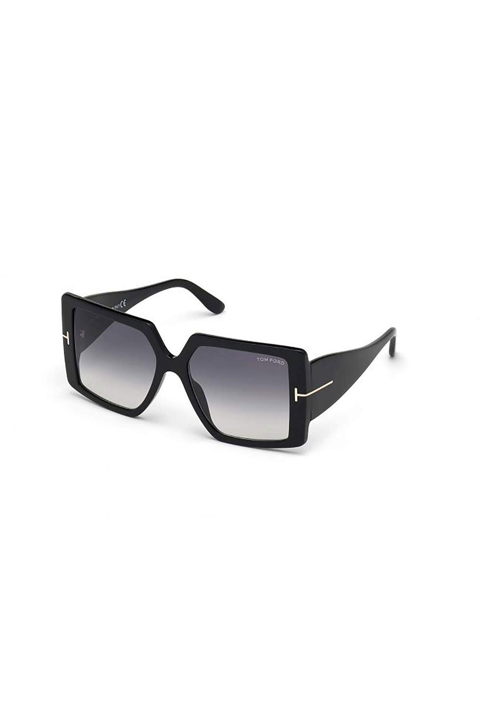 Ochelari de soare ft0790-quinn, Tom Ford, Plastic, Negru