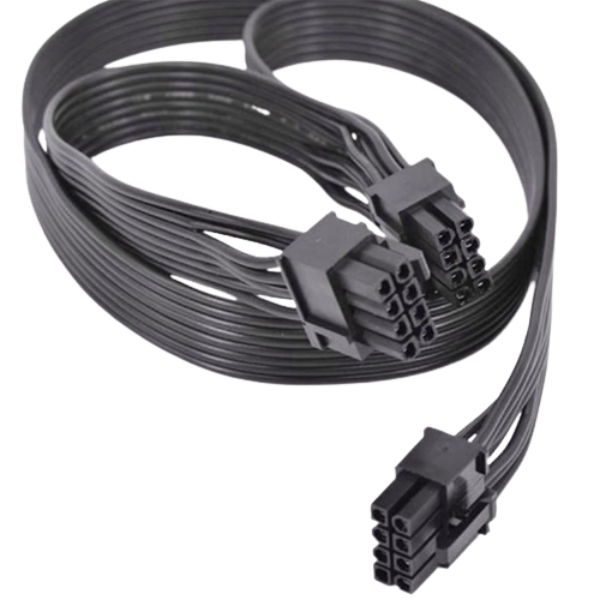 Cablu de alimentare PCI-E 8 pini splitter la 2 x 8 pini , 20 cm