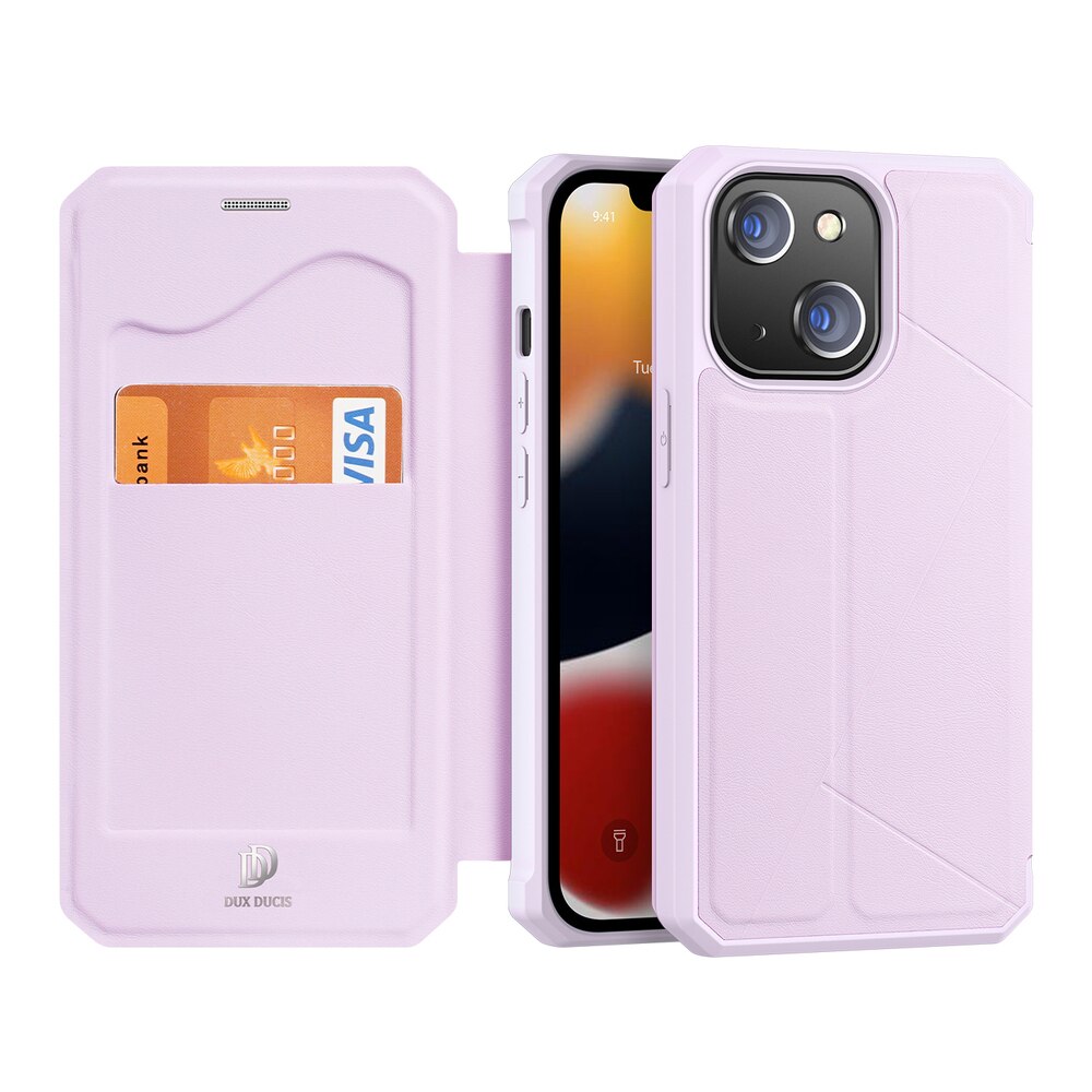 Husa DuxDucis, Skin X, Poliuteran, Compatibil iPhone 13 mini, Roz