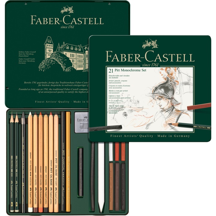 Faber-Castell Pitt Monokróm készlet 21 db / szett