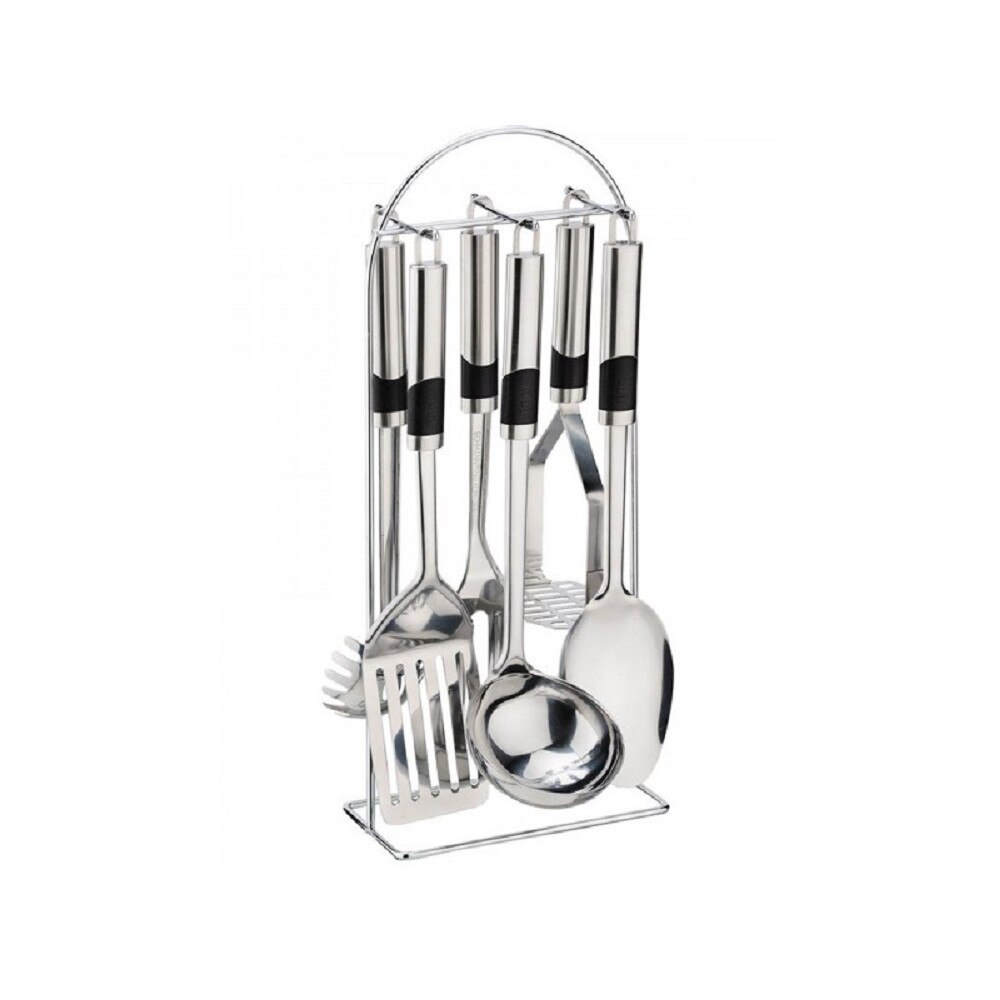 Set ustensile 7 piese Bohmann BH 7761, otel inoxidabil, suport inclus