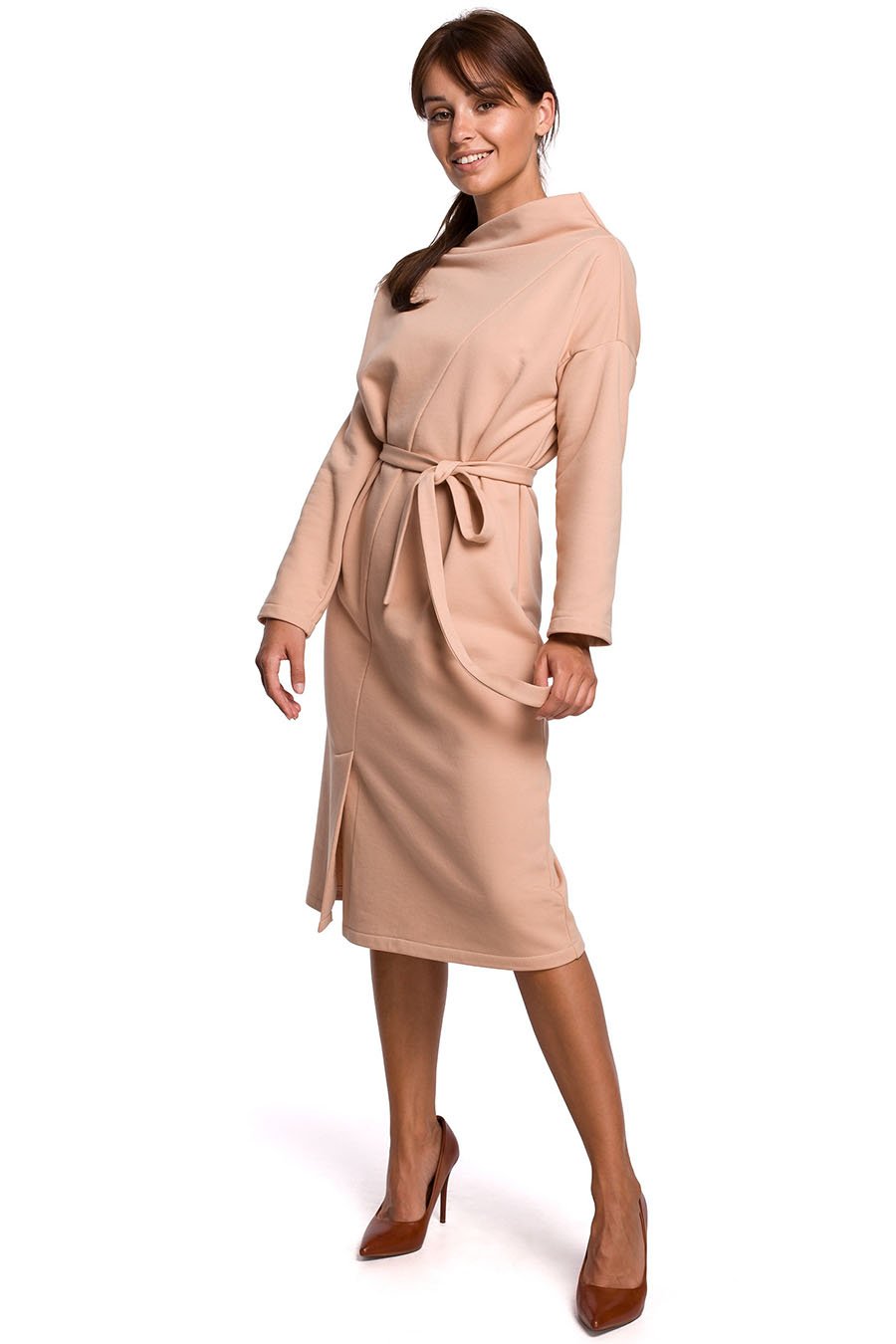 Rochie dama Tiziana, Bej, Bej