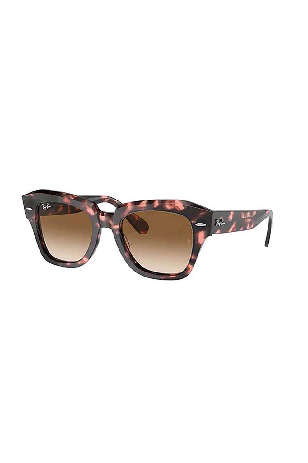 Ochelari de soare barbati, Rayban 2186-state-street 133451, Acetate, 49-20-145, Maro
