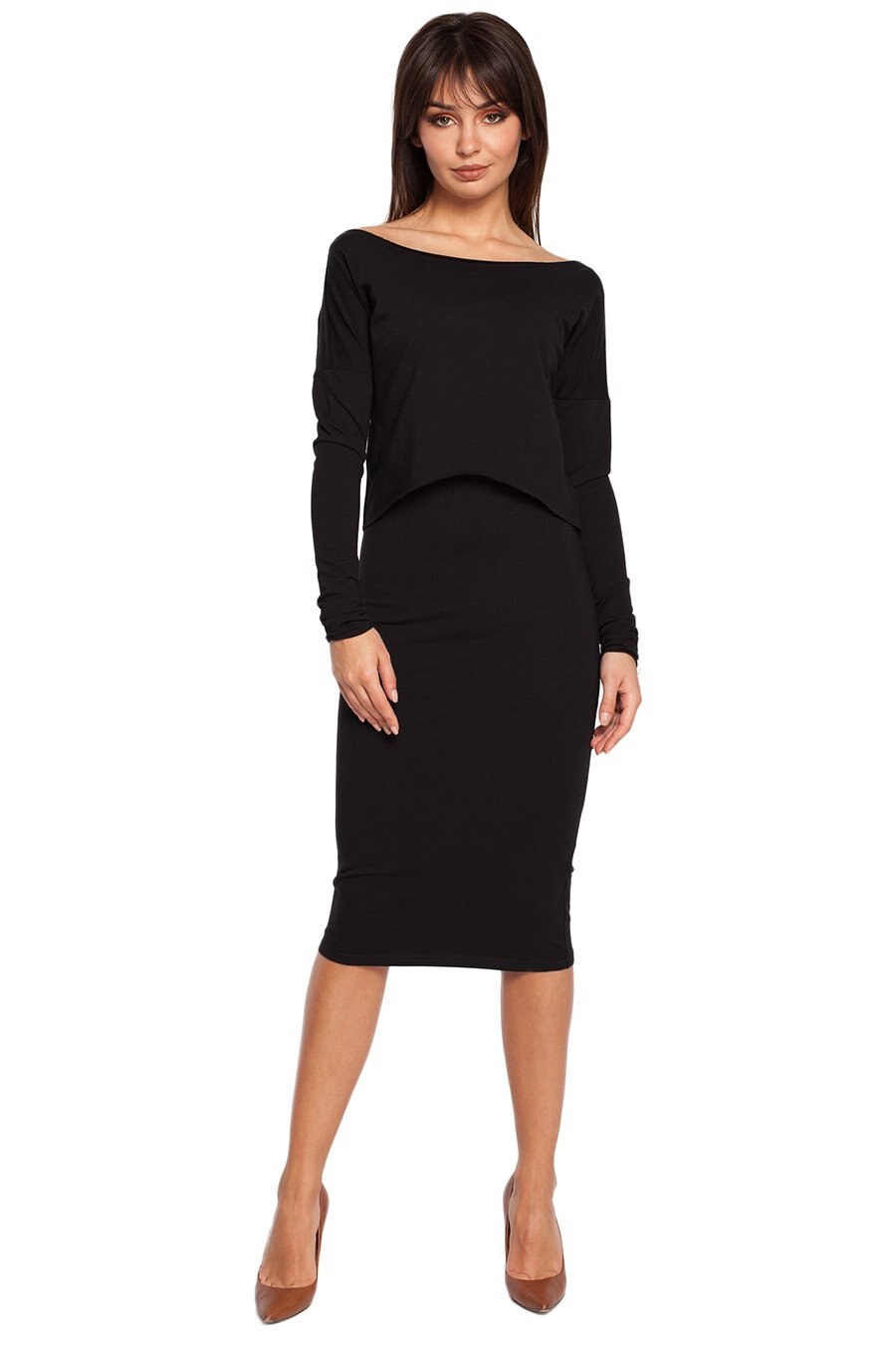 Rochie dama Enimia, Negru, Negru