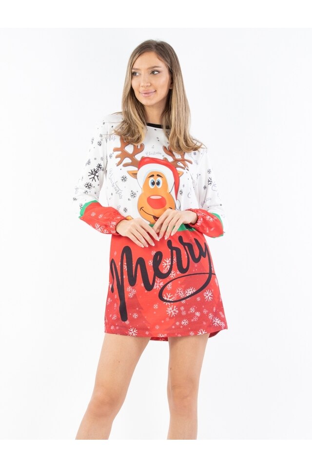 Rochie Dama Aleta Alb