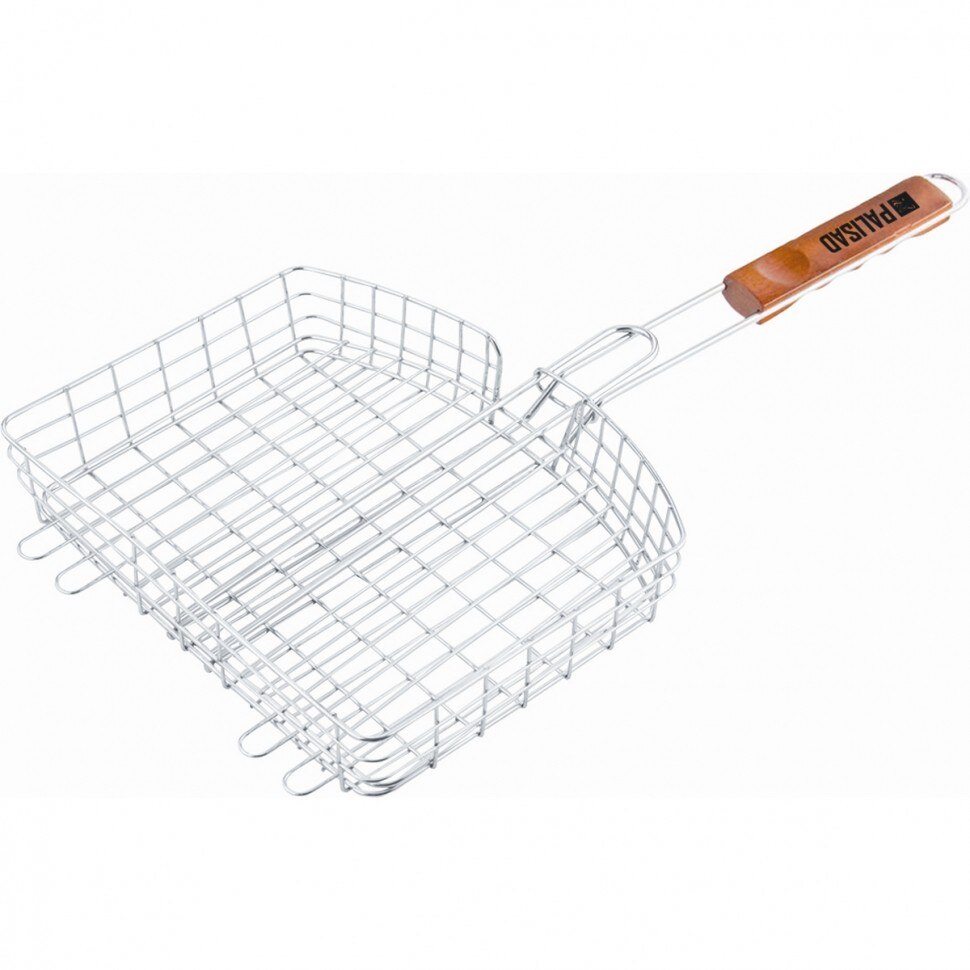 Plasa-gril 305x235x55mm, volumetrica, crom PALISAD