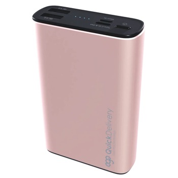 Baterie Externa Ego 10000mAh 1.5A Roz Baterie Externa Ego 10000mAh 1.5A Roz