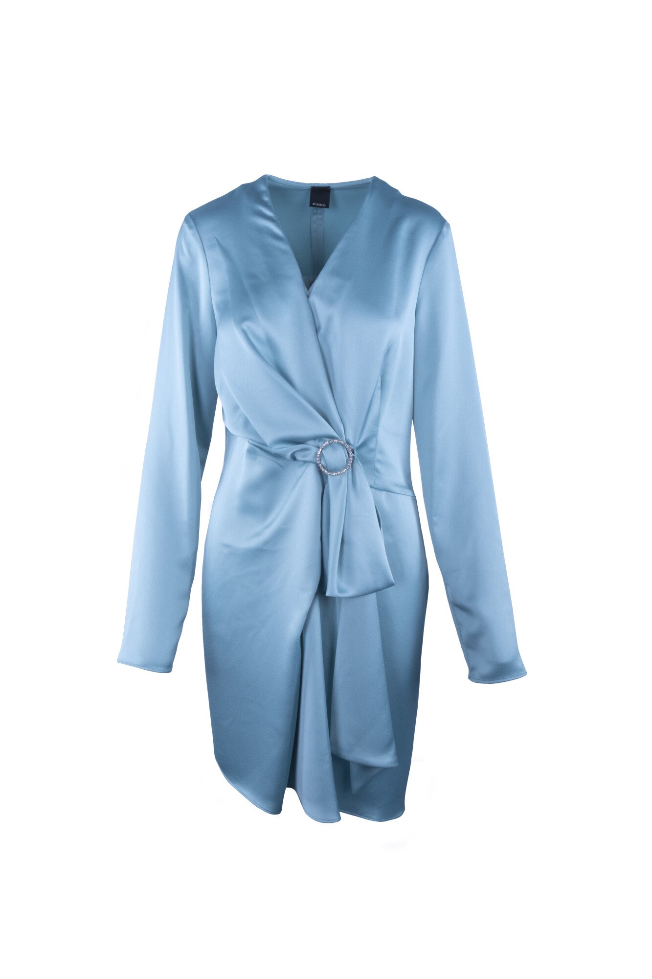 Rochie cu detaliu, Pinko, Azur, marimea 46