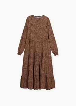 Rochie animal print, Losan, maro, 7004, M Rochie animal print, Losan, maro, 7004, M