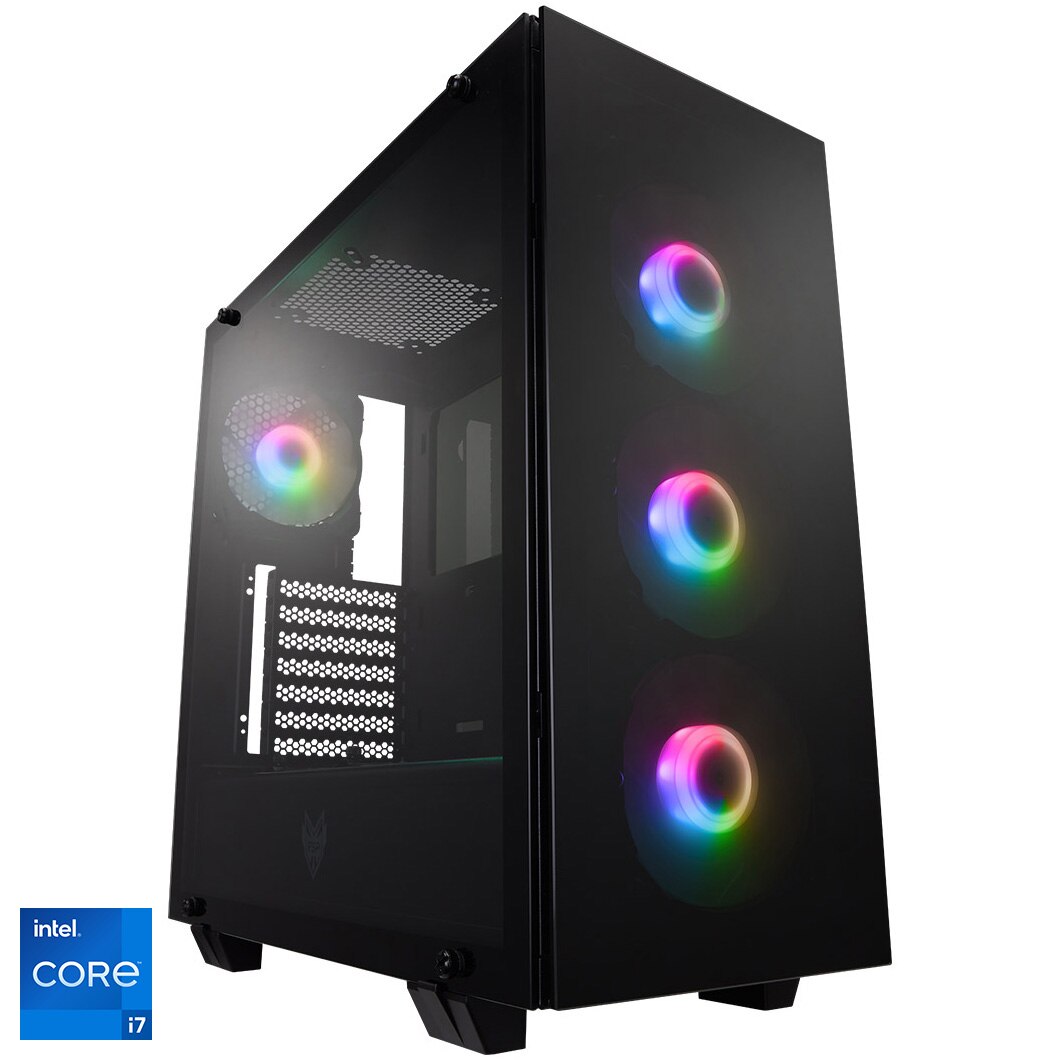 Sistem Desktop PC Gaming Serioux cu procesor Intel® Core™ i7-11700F pana la 4.90GHz, 16GB DDR4, 1TB SSD M.2 PCIe, GeForce® RTX 3070 8GB GDDR6, Microsoft Windows 10 Home