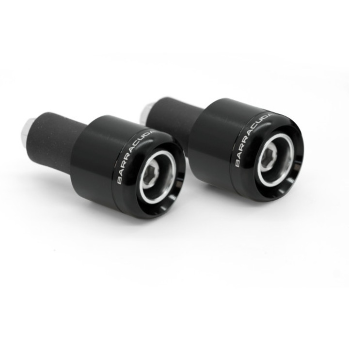 Capete ghidon BARRACUDA BAR ENDS BLACK 17mm