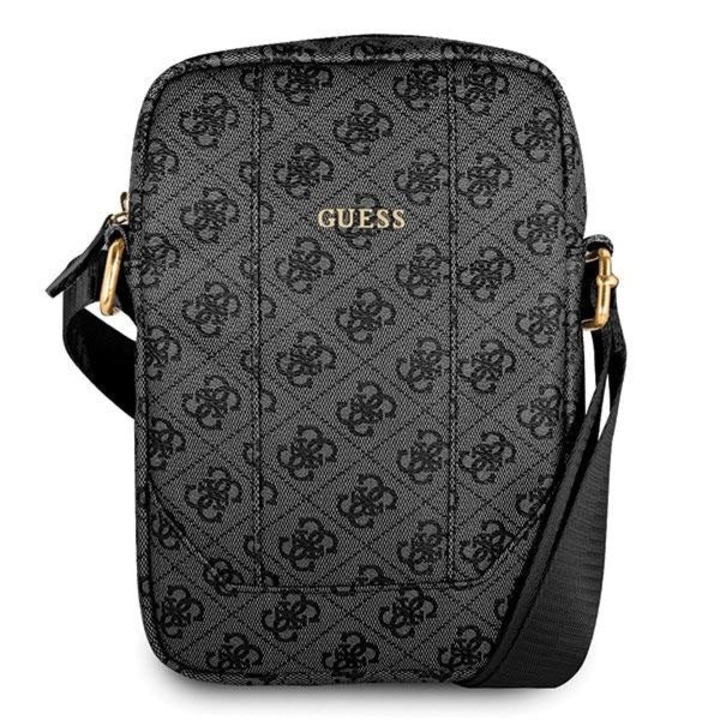 Geanta tableta/notebook Guess 4G UPTOWN 10'', Piele ecologica, Gri