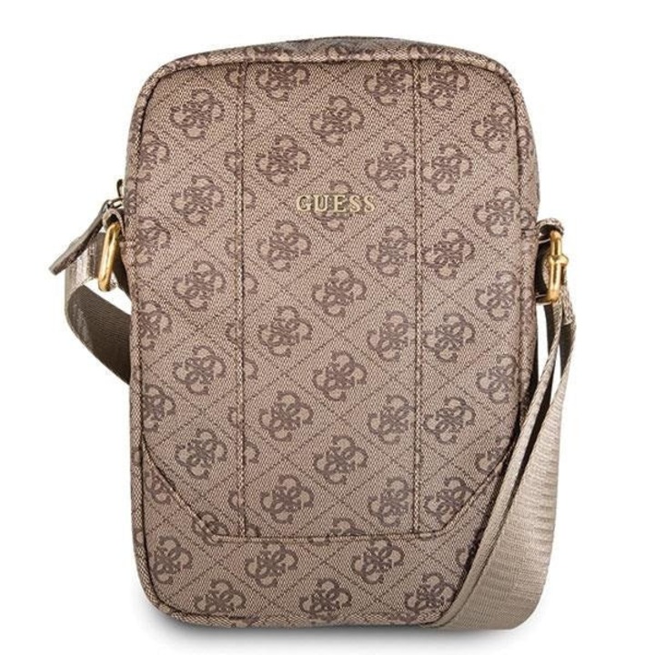 Geanta tableta/notebook Guess 4G UPTOWN 10'', Piele ecologica, Maro