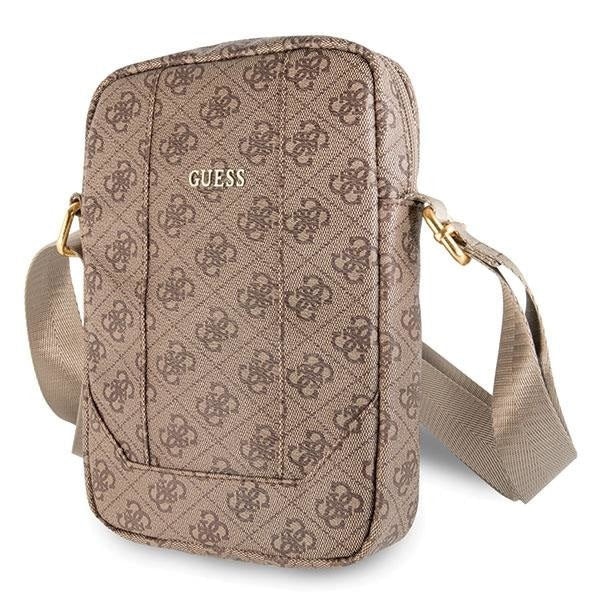 Geanta tableta/notebook Guess 4G UPTOWN 10'', Piele ecologica, Maro