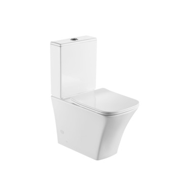 Set vas WC compact, Belbagno, Seria Marmi, Rimless, cu rezervor si mecanism, capac Duroplast, inchidere lenta, Ceramica, Alb, 625 mm Set vas WC compact, Belbagno, Seria Marmi, Rimless, cu rezervor si mecanism, capac Duroplast, inchidere lenta, Ceramica, Alb, 625 mm