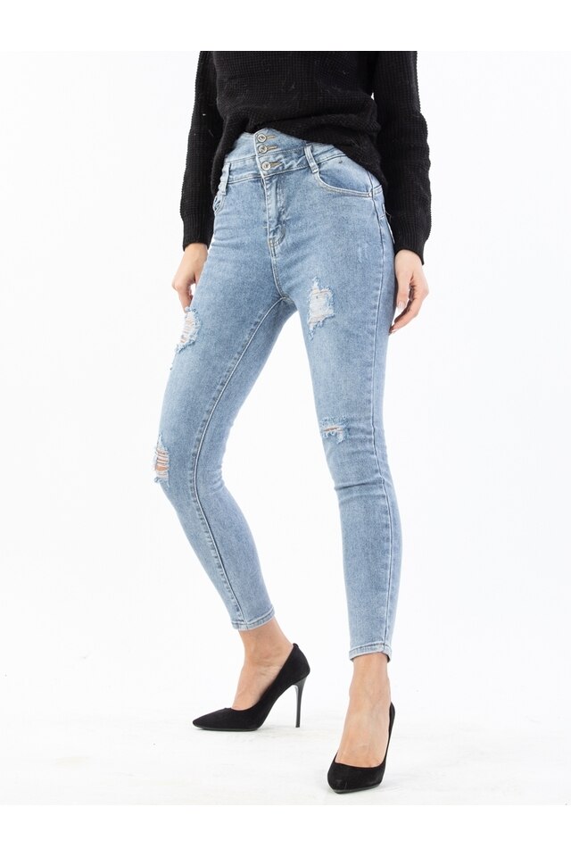 Blugi Dama Dodie Albastru