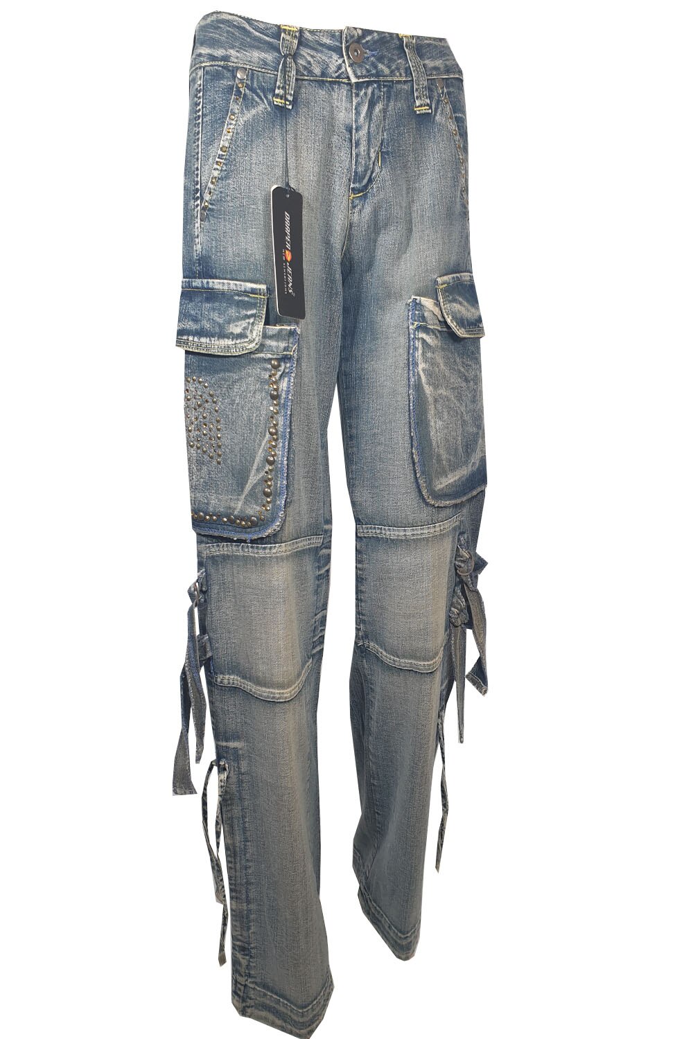 Blugi dama Draper, albastru, Albastru decolorat, 40