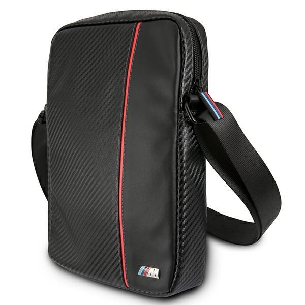 Geanta tableta, BMW, Nylon/Piele ecologica, 10", Negru
