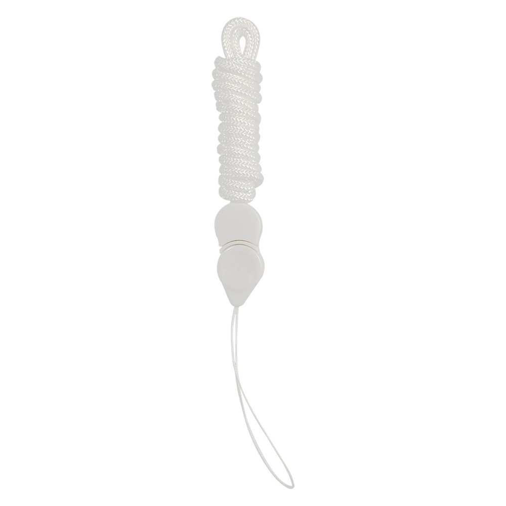Snur pentru telefon Hurtel, Nailon, 44.5 cm, Alb
