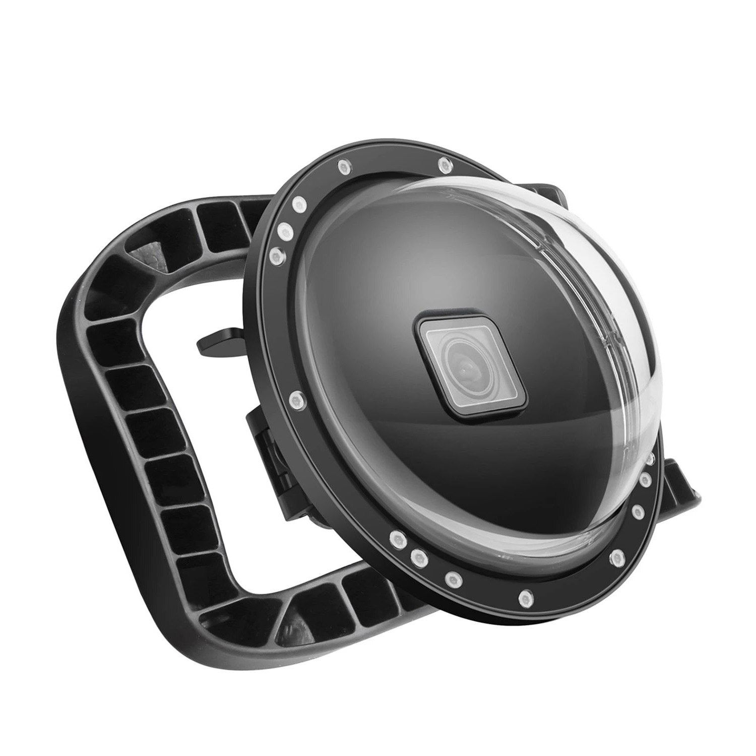 Dome pentru filmari subacvatice Shoot compatibil cu GoPro Hero 8, Black