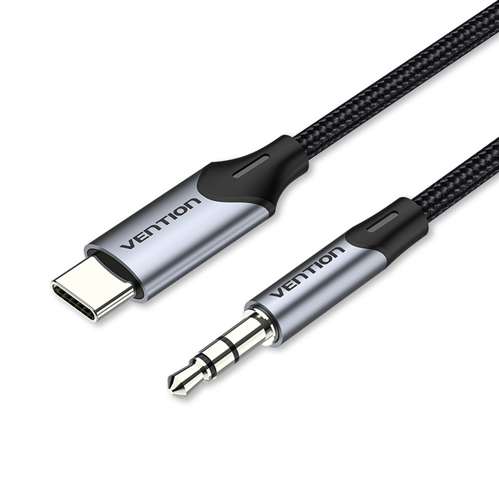 Cablu auxiliar USB C la 3,5 mm, 1.5 MetrI, Vention